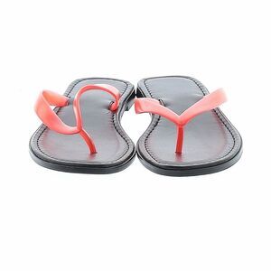 Red Minimalist Thong Sandals Women’s Size 8 Flat Slip On